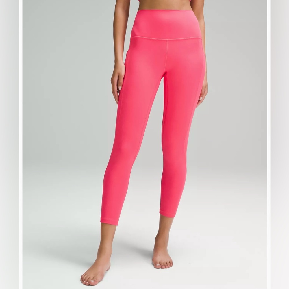 NWT Lululemon athletica Pink Leggings -Lipgloss